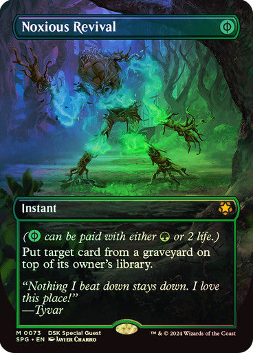 IMPORTABLE DUBAI-Noxious Revival (Borderless) Special Guests Magic: The Gathering English Foil