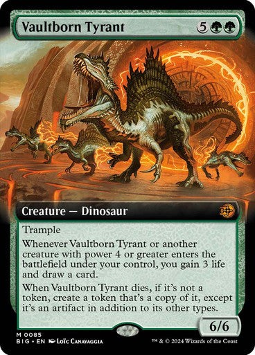 PROXY DUBAI-Vaultborn Tyrant (#085) (Extended Art) The Big Score - Variants Magic: The Gathering English Non-foil 