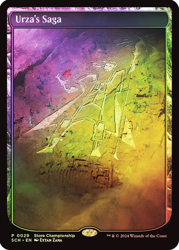 IMPORTABLE DUBAI-Urza's Saga (Store Championship) (Textless) Promo: General Magic: The Gathering English Foil