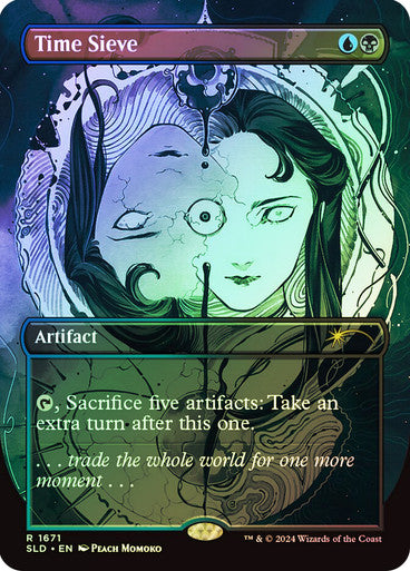 IMPORTABLE DUBAI-Time Sieve (Secret Lair) (Borderless) Secret Lair Magic: The Gathering English Foil