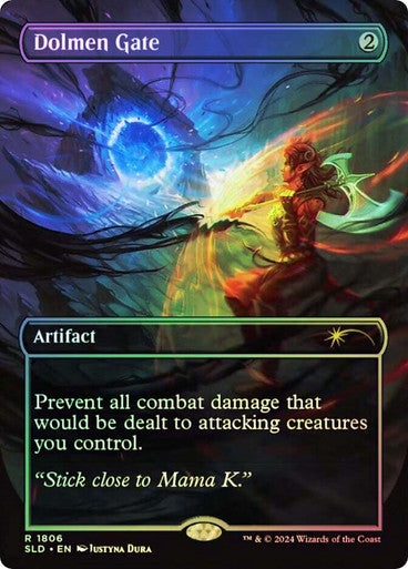 IMPORTABLE DUBAI-Dolmen Gate (Dungeons & Dragons) (Secret Lair) (Borderless) Secret Lair Magic: The Gathering English Foil