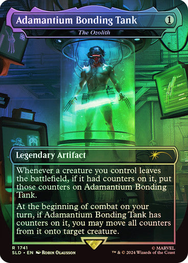 IMPORTABLE DUBAI-The Ozolith (Adamantium Bonding Tank) (Marvel) (Secret Lair) (Borderless) Secret Lair Magic: The Gathering English Foil