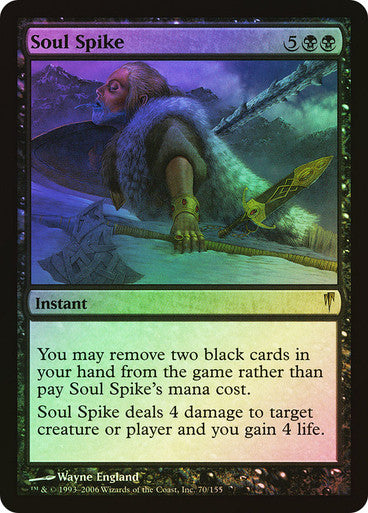IMPORTABLE DUBAI-Soul Spike Coldsnap Magic: The Gathering English Foil