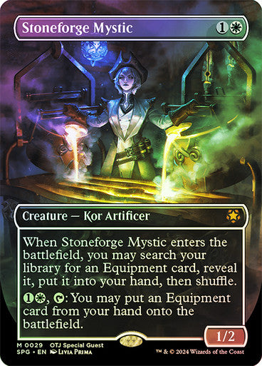 IMPORTABLE DUBAI-Stoneforge Mystic (Borderless) Special Guests Magic: The Gathering English Foil