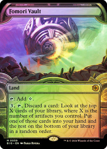 IMPORTABLE DUBAI-Fomori Vault (#059) (Showcase) The Big Score - Variants Magic: The Gathering English Foil