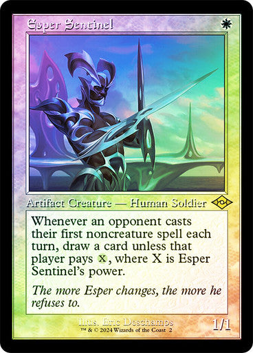 IMPORTABLE DUBAI-Esper Sentinel (Retro Frame) Modern Horizons 2 - Retro Frame Magic: The Gathering English Foil