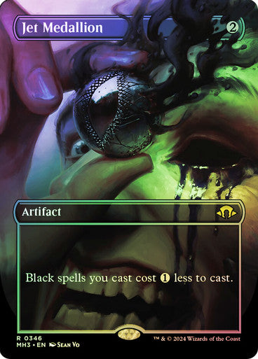 IMPORTABLE DUBAI-Jet Medallion (Borderless) Modern Horizons 3 - Variants Magic: The Gathering English Foil