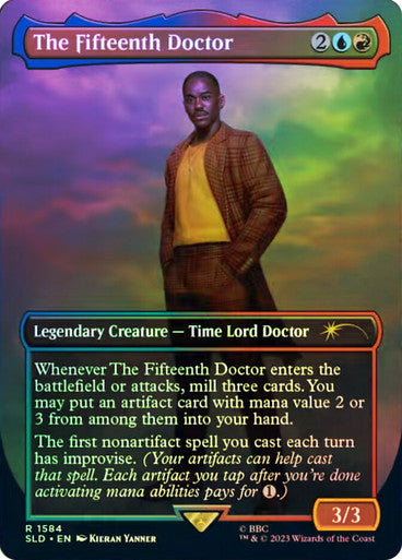 IMPORTABLE DUBAI-The Fifteenth Doctor (Doctor Who) (Secret Lair) (Borderless) Secret Lair Magic: The Gathering English Foil