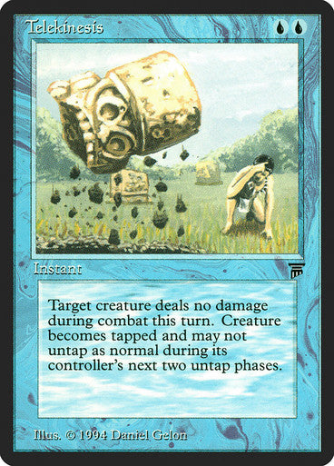 IMPORTABLE DUBAI-Telekinesis Legends Magic: The Gathering English Foil
