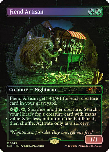 IMPORTABLE DUBAI-Fiend Artisan (Secret Lair) (Borderless) Secret Lair Magic: The Gathering English Foil