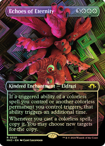 IMPORTABLE DUBAI-Echoes of Eternity (Borderless) Modern Horizons 3 - Variants Magic: The Gathering English Foil