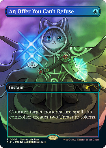 IMPORTABLE DUBAI-An Offer You Can't Refuse (Secret Lair Play) (Borderless) Secret Lair Magic: The Gathering English Foil
