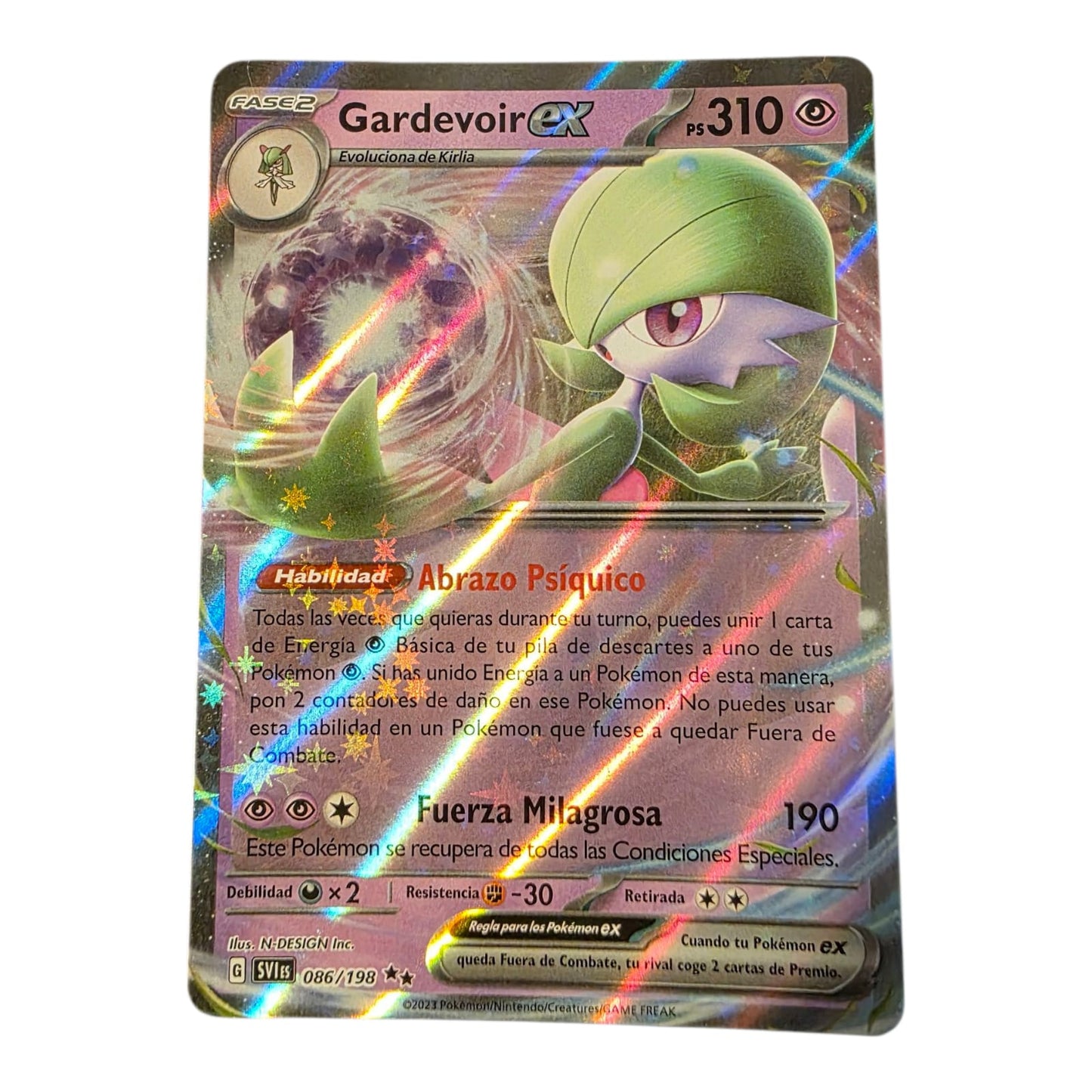 Gardevoir EX 086/198 – Double Rare – Español – Near Mint
