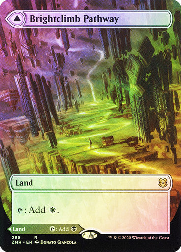 IMPORTABLE DUBAI-Brightclimb Pathway // Grimclimb Pathway (Borderless) Zendikar Rising - Variants Magic: The Gathering English Foil