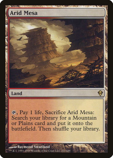 IMPORTABLE DUBAI-Arid Mesa Zendikar Magic: The Gathering English Non-foil