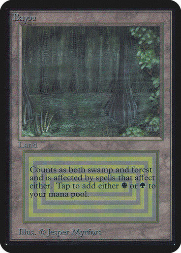 IMPORTABLE DUBAI-Bayou Alpha Magic: The Gathering English Non-foil
