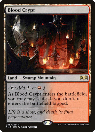 IMPORTABLE DUBAI-Blood Crypt Ravnica Allegiance Magic: The Gathering English Non-foil