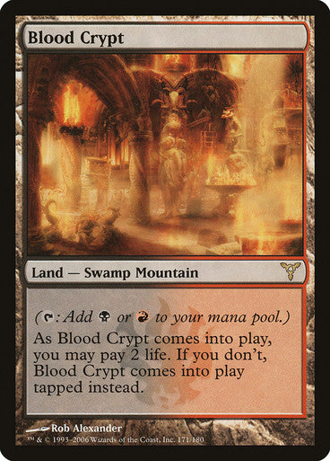 IMPORTABLE DUBAI-Blood Crypt Dissension Magic: The Gathering English Non-foil