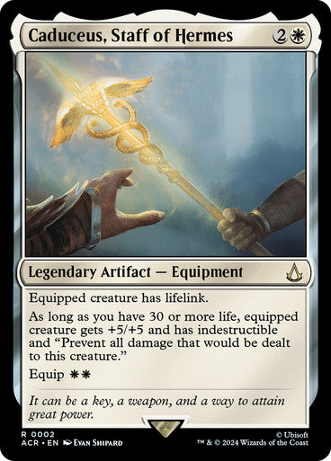 ORIGINAL-Caduceus, Staff of Hermes Assassin's Creed Magic: The Gathering English Non-foil