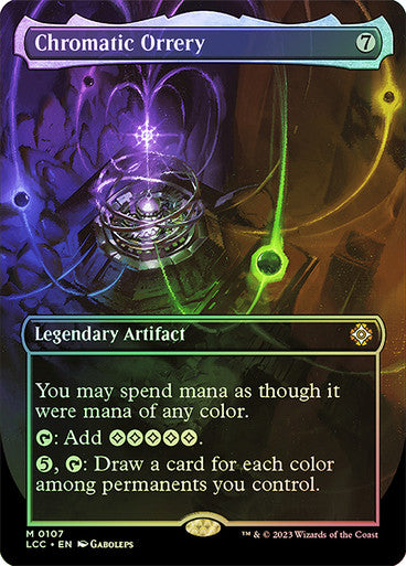 PROXY DUBAI-Chromatic Orrery (Borderless) The Lost Caverns of Ixalan Commander - Variants English Foil