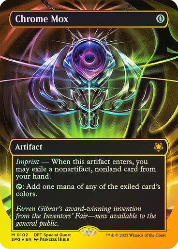 PROXY DUBAI-Chrome Mox Special Guests First Place Foil Borderless English Magic: The Gathering