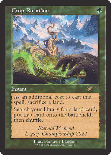 IMPORTABLE DUBAI-Crop Rotation (Eternal Weekend) (Retro Frame) Promo: General Magic: The Gathering English Non-foil