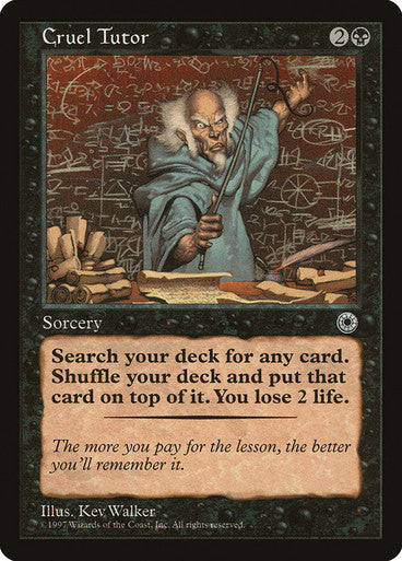 PROXY DUBAI-Cruel Tutor Portal Magic: The Gathering English Non-foil