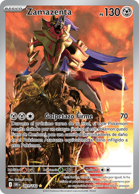 Zamazenta – DRI 201 (Destined Rivals, Ilustración Rara Full Art Holo)