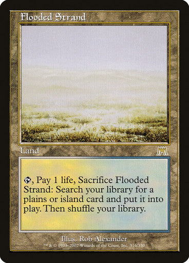 IMPORTABLE DUBAI-Flooded Strand Onslaught Magic: The Gathering English Non-foil