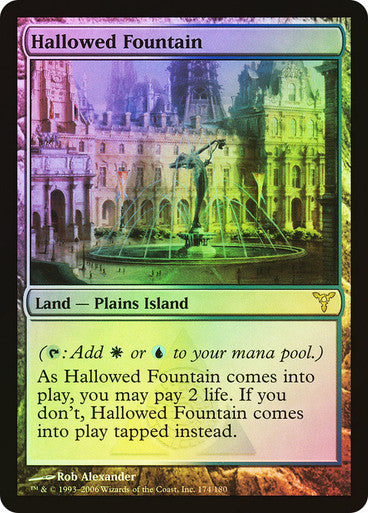 IMPORTABLE DUBAI-Hallowed Fountain Dissension Magic: The Gathering English Foil