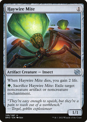 ORIGINAL-Haywire Mite The Brothers' War Magic: The Gathering English Non-foil