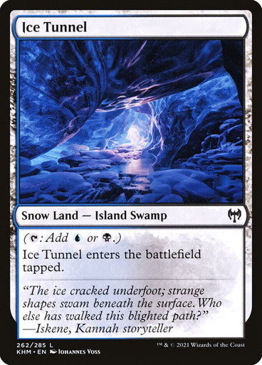 ORIGINAL-Ice Tunnel Kaldheim Magic: The Gathering English Non-foil