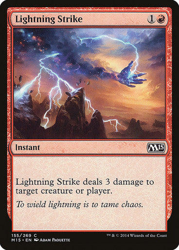 ORIGINAL-Lightning Strike Magic 2015 Magic: The Gathering English Non-foil