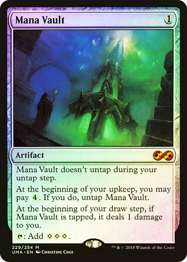 IMPORTABLE DUBAI-Mana Vault Ultimate Masters Magic: The Gathering English Foil