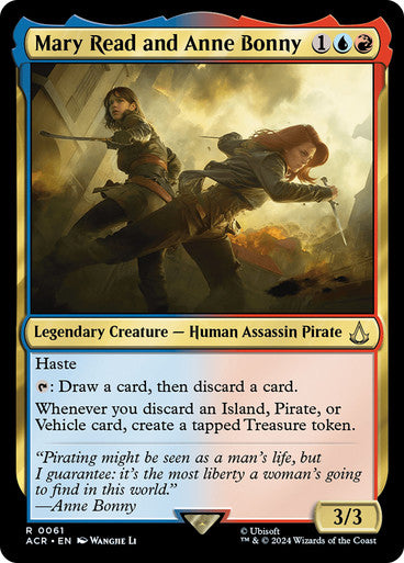 ORIGINAL-Mary Read and Anne Bonny Assassin's Creed Magic: The Gathering English Non-foil