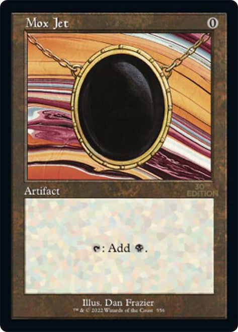IMPORTABLE DUBAI-Mox Jet (Retro Frame) (Not Tournament Legal) 30th Anniversary Edition - Retro Frame English