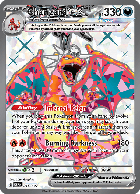 Charizard ex – SV03: Obsidian Flames (215/197) – Illustration Ultra Rare Full Art Holo