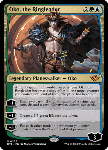 PROXY DUBAI-Oko, the Ringleader Outlaws of Thunder Junction Magic: The Gathering English Non-foil