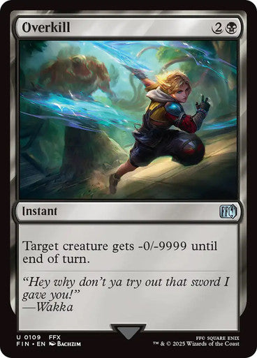 ORIGINAL-Overkill FINAL FANTASY Magic: The Gathering English Non-foil