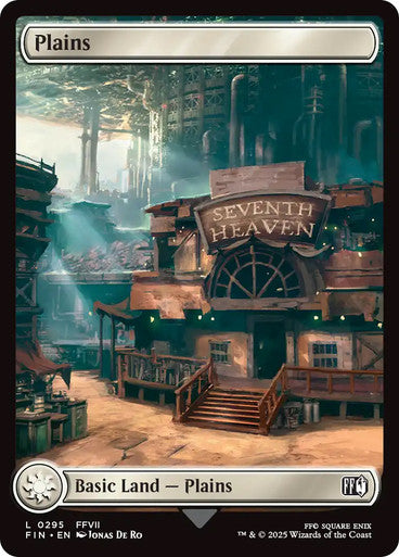 ORIGINAL-X4 Plains (#295) (Full Art) FINAL FANTASY Magic: The Gathering English Non-foil