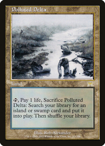 IMPORTABLE DUBAI-Polluted Delta Onslaught Magic: The Gathering English Non-foil