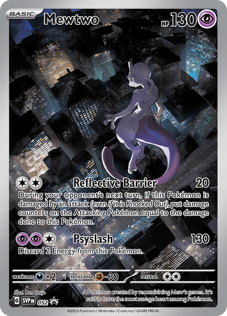 Mewtwo – SVP 052 (Black Star Promo, Illustration Rare Full Art Holo)
