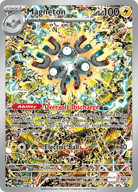 Magneton – SVP 159 | Illustration Rare Holo Promo (Scarlet & Violet Black Star Promos)