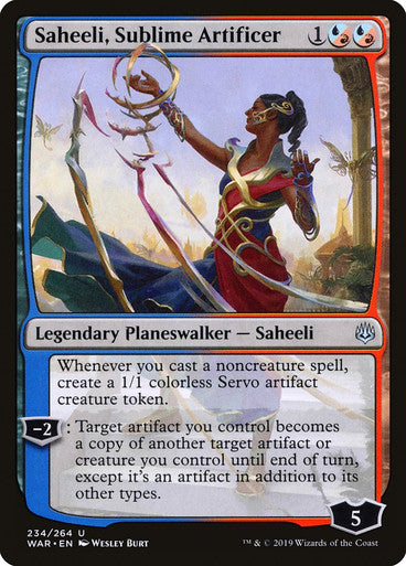 ORIGINAL-Saheeli, Sublime Artificer War of the Spark Magic: The Gathering English Non-foil