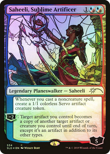 ORIGINAL-Saheeli, Sublime Artificer (Secret Lair) (#534) Secret Lair Magic: The Gathering English Foil
