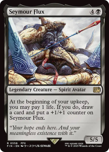 ORIGINAL-Seymour Flux FINAL FANTASY Magic: The Gathering English Non-foil