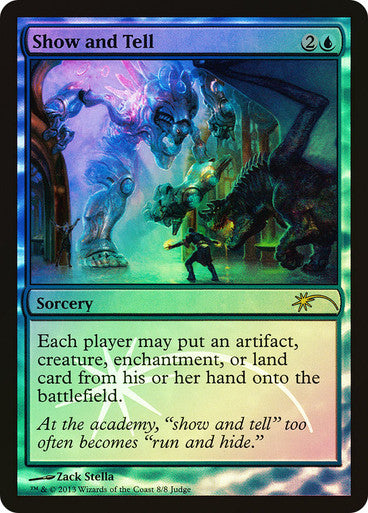 PROXY DUBAI-Show and Tell (Judge) Promo: General Magic: The Gathering English Foil