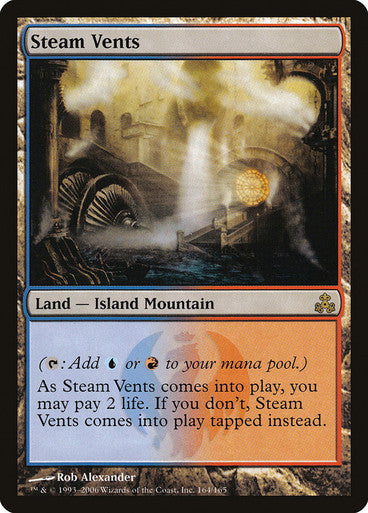 IMPORTABLE DUBAI-Steam Vents Guildpact Magic: The Gathering English Non-foil