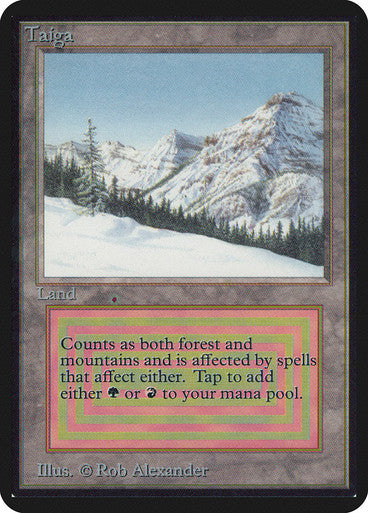 IMPORTABLE DUBAI-Taiga Alpha Magic: The Gathering English Non-foil