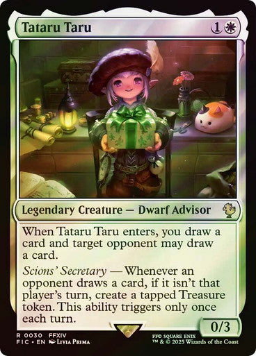 PROXY DUBAI-Tataru Taru FINAL FANTASY Commander Surge Foil Default English Magic: The Gathering  NM English $